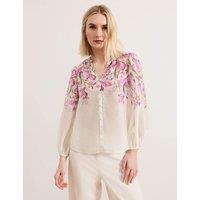 Lyocell Rich Floral Blouse