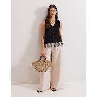 Knitted V-Neck Waistcoat