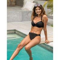 Pour Moi Hawaii Textured Ring Bikini Brief Black