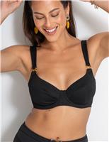 Wired Plunge Bikini Top (C-G)