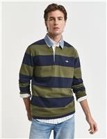 Pure Cotton Striped Rugby Shirt