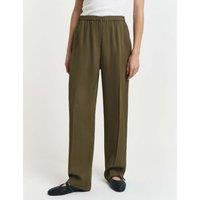 Elasticated Waist Wide Leg Trousers