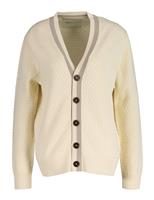 Pure Cotton Textured Tipped Detail Cardigan