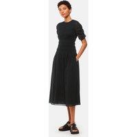 Pure Cotton Smocked Midi Skater Dress