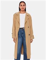 Belted Longline Trench Coat