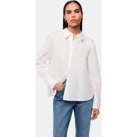 Whistles Pure Cotton Shirt White