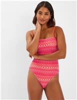 Crochet Bandeau Swimsuit