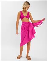 Pure Cotton Tassel Sarong