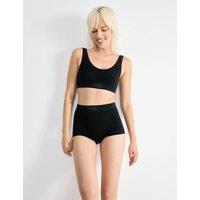 Sloggi Double Comfort Cotton Rich High Rise Shorts Black