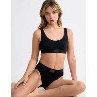 Sloggi Double Comfort Tai High Leg Knickers Black
