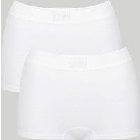 Sloggi 2 Pack Double Comfort High Rise Shorts White