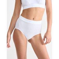 Sloggi Double Comfort Maxi Cotton Rich Full Briefs White