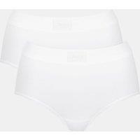 Sloggi 2 Pack Double Comfort Maxi Full Briefs White