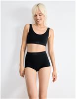 Double Comfort Cotton Rich High Rise Shorts