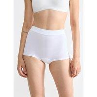 Sloggi Double Comfort Cotton Rich High Rise Shorts White
