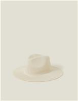 Packable Wide Brim Fedora Hat
