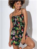 Floral Beach Playsuit