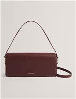 Twyyla Leather Baguette Bag