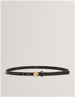 Leather Rose Waist Belt