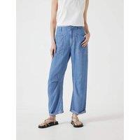 Pure Lyocell Straight Leg Jeans