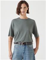 Cotton Rich Crew Neck T-Shirt