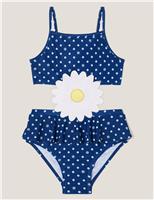 Polka Dot Daisy Swimsuit (3-13 Yrs)