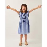 Pure Cotton Floral Dress (3-13 Yrs)