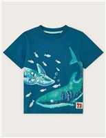 Pure Cotton Shark T-Shirt (1-10 Yrs)