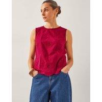 Pure Cotton Orla Broderie Vest