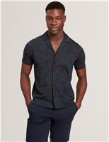 Pure Cotton Floral Short Sleeve Shirt