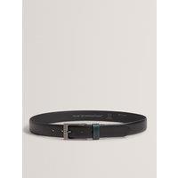 Ted Baker Leather Stripe Detail Belt Black