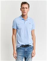 GANT Pure Cotton Piqu Polo Shirt Khaki