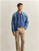 GANT Pure Cotton Piqu Polo Shirt Khaki