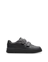 Leather Riptape School Shoes (11 Small-2 Large)