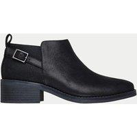 Skechers BOBS Wander Luxe Ankle Boots Black