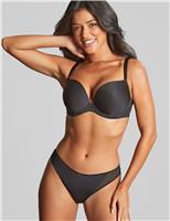 Panache Faith Wired Plunge T-Shirt Bra (D-H) Black