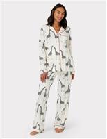 Maternity Cotton Giraffe Pyjama Set