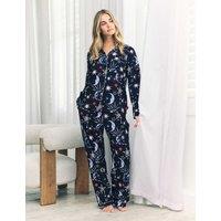 Cotton Rich Moon Print Revere Pyjama Set