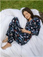 Cotton Rich Moon Print Revere Pyjama Set