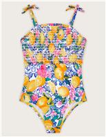Lemon Print Swimsuit (3-15 Yrs)