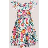 Pure Cotton Floral Dress (3-13 Yrs)