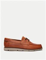 Timberland Grafton Bay Leather Boat Shoes Green