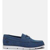 Timberland Grafton Bay Leather Boat Shoes Navy