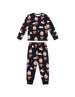 Crew Neck Printed Family Christmas Pyjama Set (1-12 Yrs)
