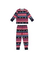 Crew Neck Printed Family Christmas Pyjama Set (1-12 Yrs)