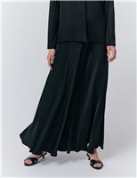 Satin Maxi Slip Skirt