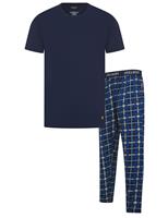 Cotton Rich Checked Loungewear Set