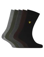 5pk Cotton Rich Socks