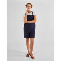 JoJo Maman Bb Maternity Cotton Rich Dungarees Navy