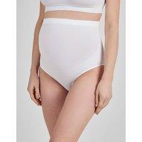 JoJo Maman Bb 2 Pack Maternity High Waisted Briefs White/Black